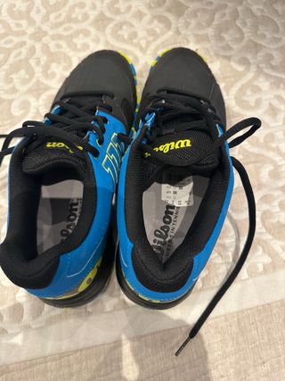 Zapatillas Wilson padel - Azul/Negras