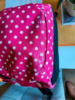 Zaino Invicta fucsia a pois
