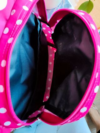 Zaino Invicta fucsia a pois