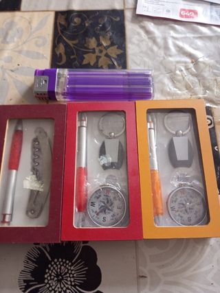 Set Regalo: Abridor, Bolígrafo, Brújula