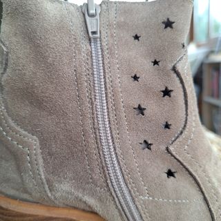 Botines camperos beige-marrón 37