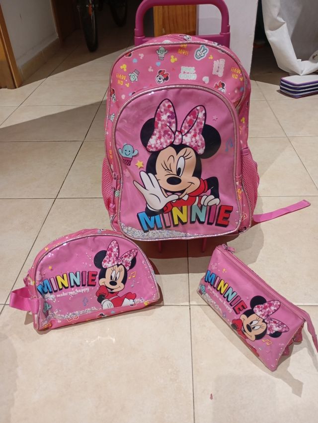 Mochila Minnie Mouse con ruedas