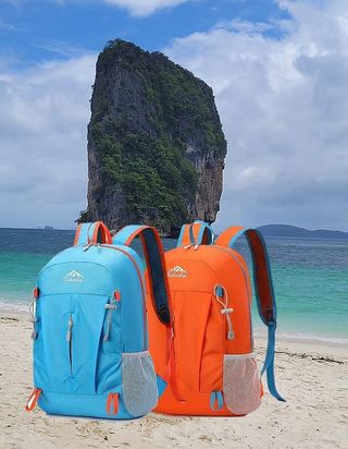 Mochilas Kinbaudge Azul y Naranja