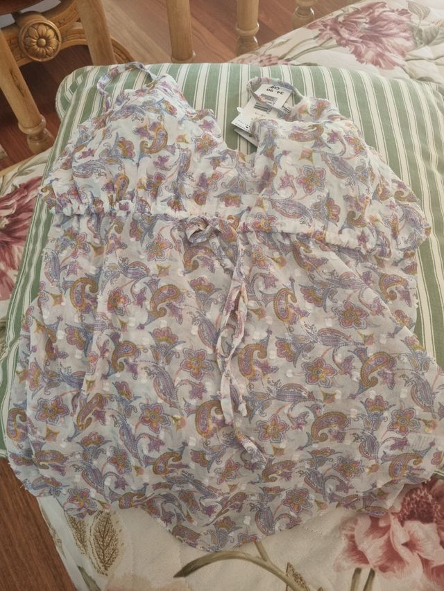 Pigiama Etam - Corto - Rosa e bianco