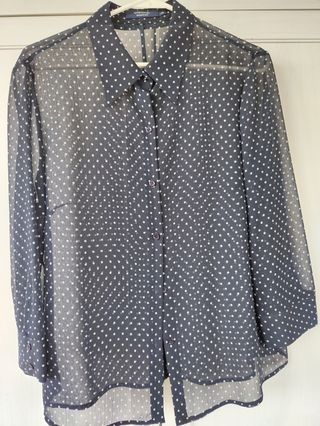 Camisa lunares Cortefiel T-48