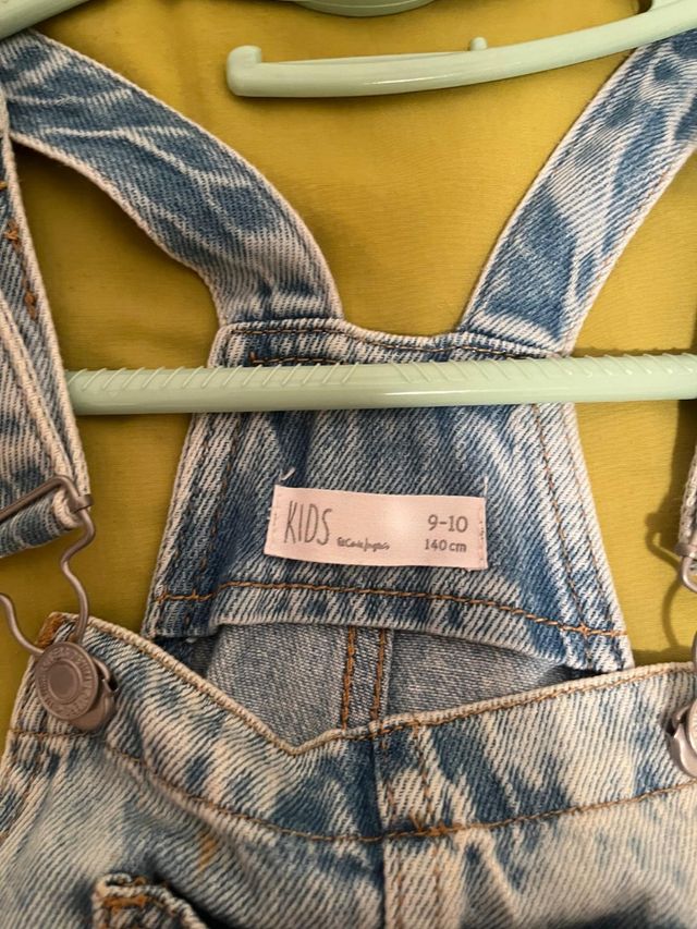 Mono vaquero corto niña
