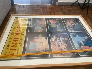 Póster original Cenicienta Disney Vintage