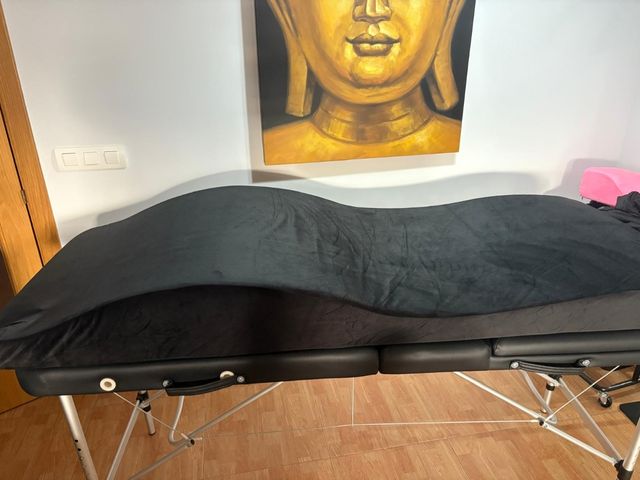 Colchón curvado masaje terciopelo