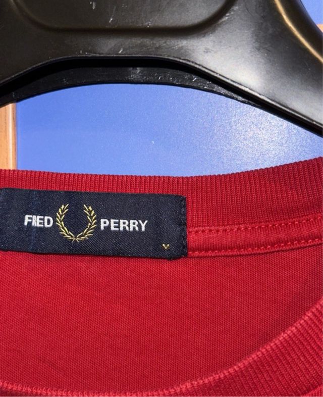 Maglietta Fred Perry rossa