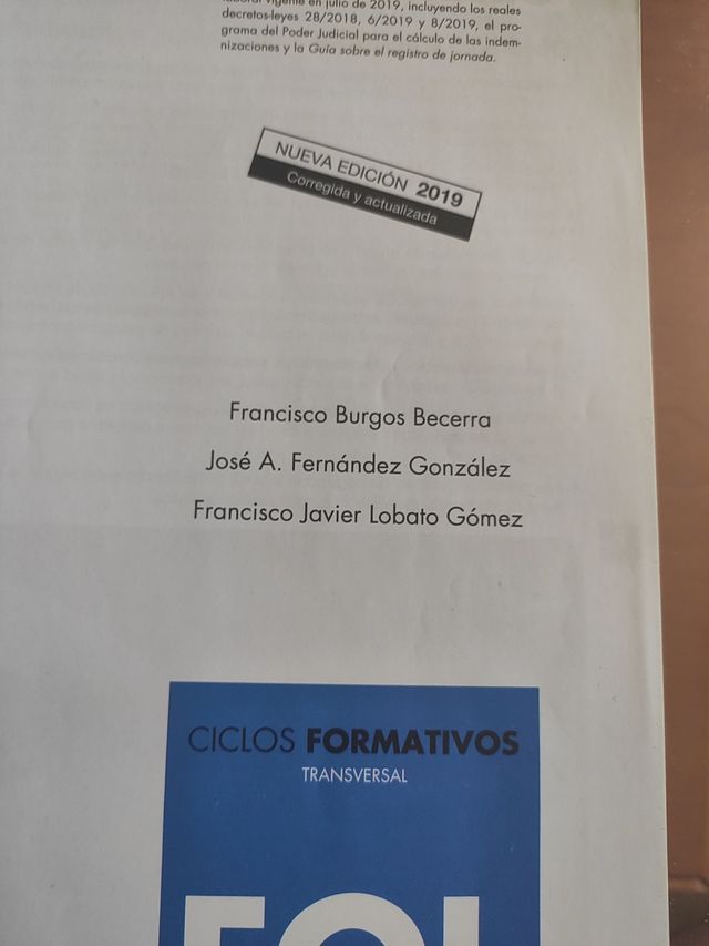 FORMACIÓN Y ORIENTACIÓN LABORAL (ACTUALIZACIÓN ...
