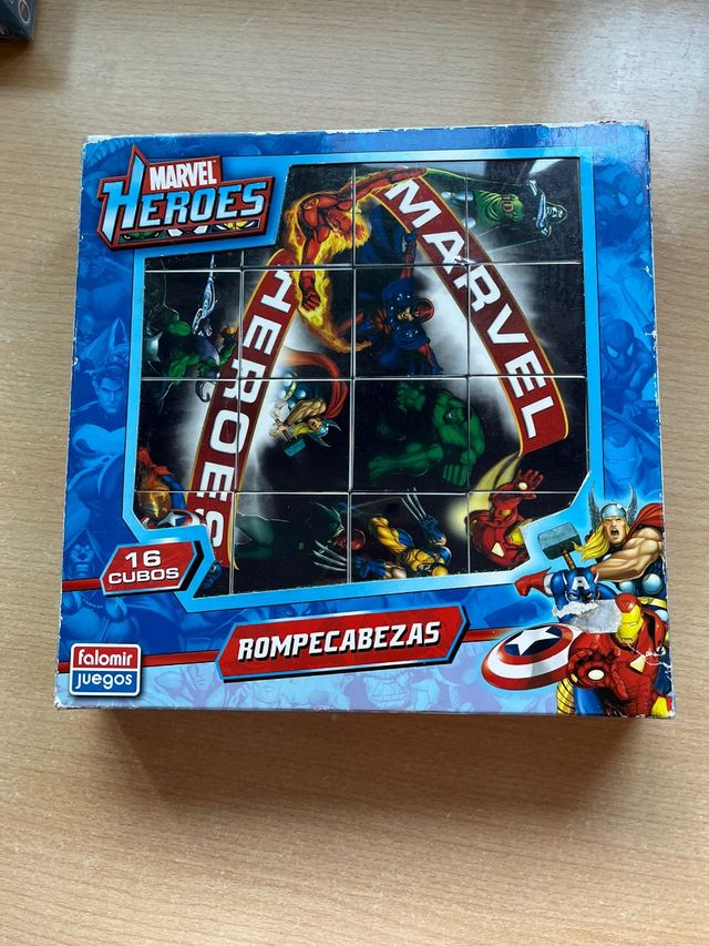 Rompecabezas Marvel Heroes - 16 cubos