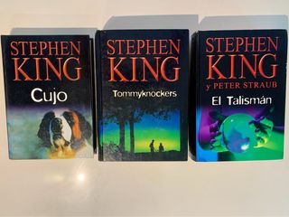 Libro Stephen King 
El Talisman
Tommyknockers
Cujo