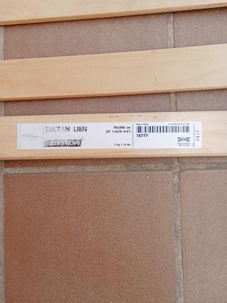 Somier madera  plegable 70x200cm