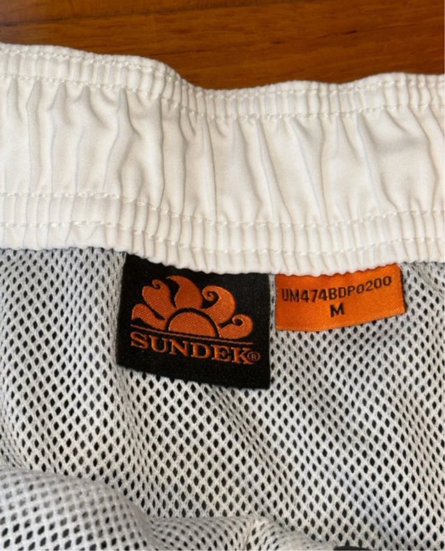 Costume da bagno Sundek grigio-bianco