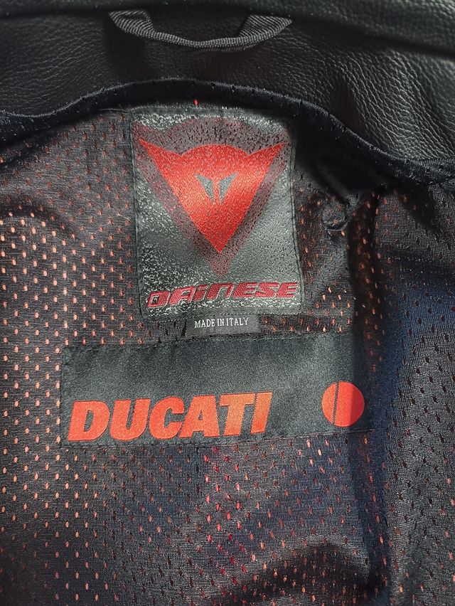 Giacca moto pelle Dainese Ducati Corse
