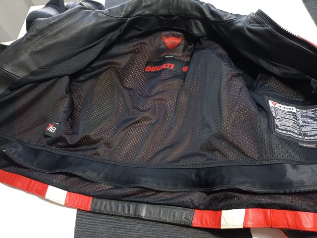 Giacca moto pelle Dainese Ducati Corse