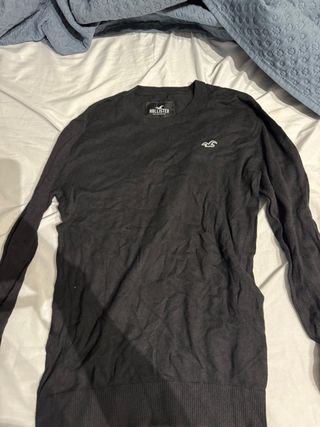 Jersey Hollister negro talla S