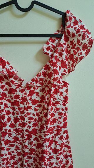 Mono rojo Mango - floral