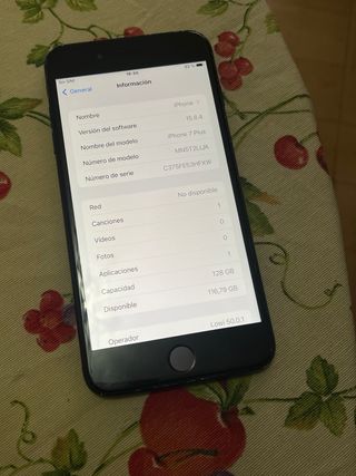 iPhone 7 Plus 128GB - Negro