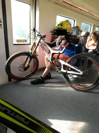 Bicicleta Descenso Santa Cruz V10 CC Carbon L