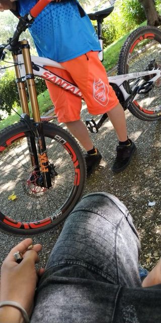 Bicicleta Descenso Santa Cruz V10 CC Carbon L