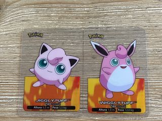 Lamincards Jigglypuff & Wigglytuff