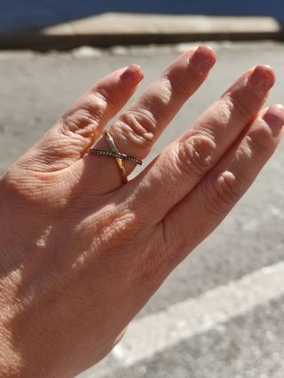 Anillo Tous Nocturne oro diamantes