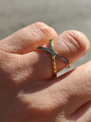 Anillo Tous Nocturne oro diamantes