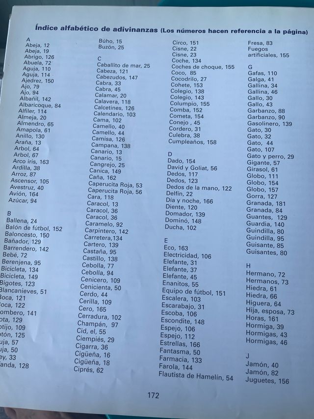 365 adivinanzas Gloria Fuertes