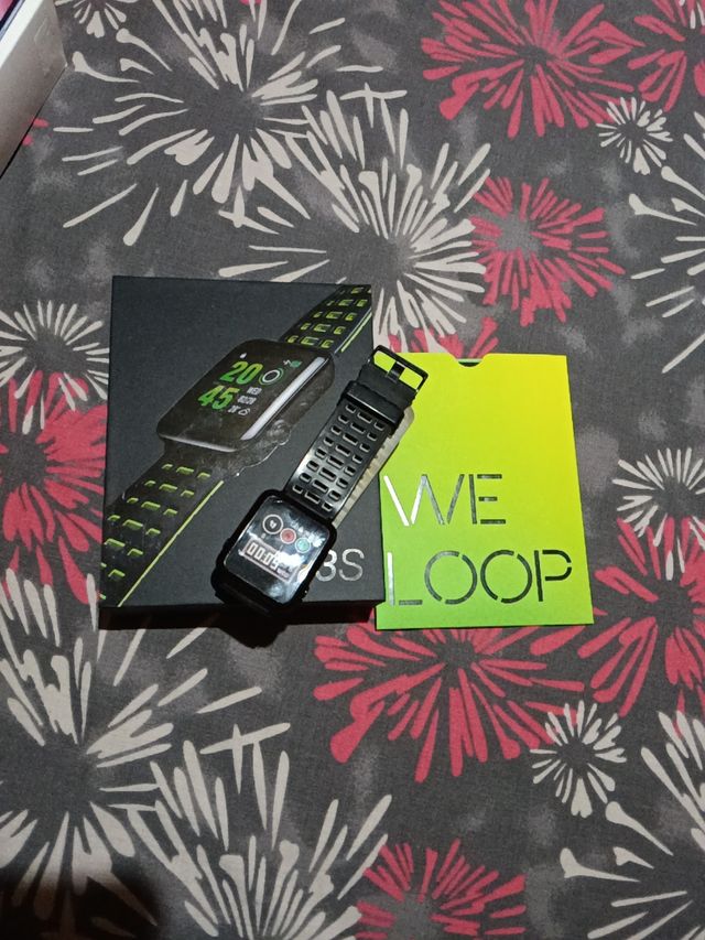 Reloj inteligente deportivo negro