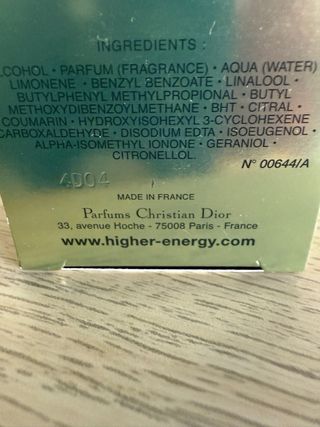 Dior Higher Energy Eau de Toilette (10ml)