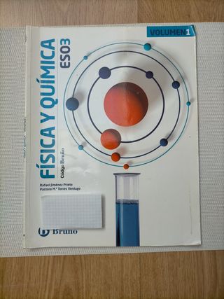 Física y Química, 3 ESO, volumen 1.