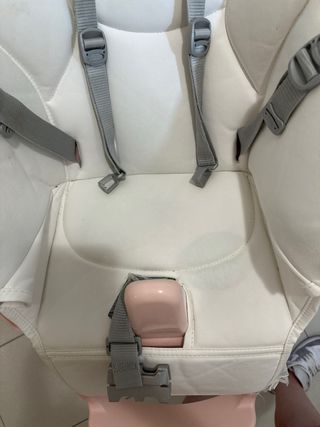 Trona pegpergo plegable y reclinable rosa