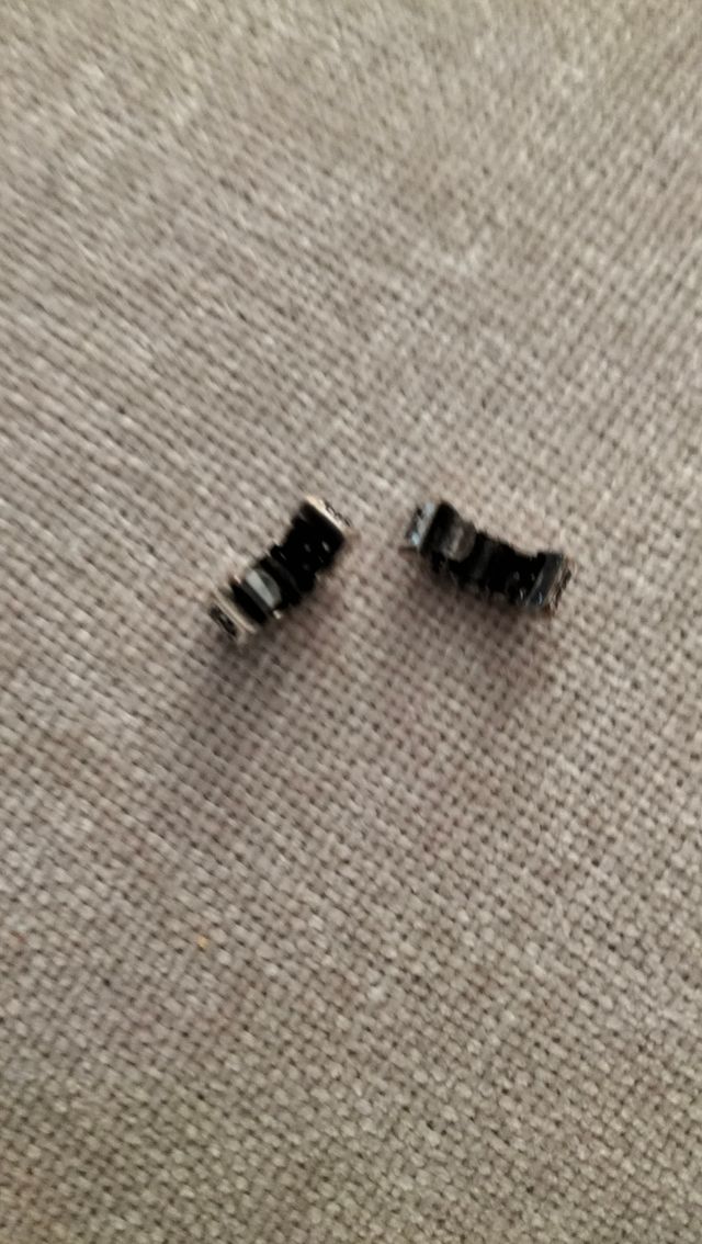 2 Charms Clips con piedras Rosas