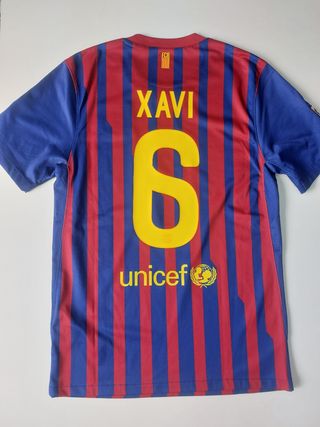 Camiseta original FC Barcelona 2011 2012 Xavi 6