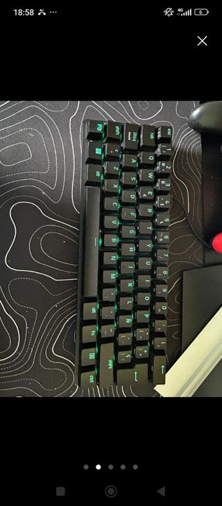 Teclado Razer Huntsman Mini - Negro/Azul