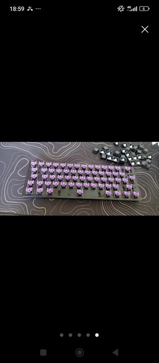Teclado Razer Huntsman Mini - Negro/Azul