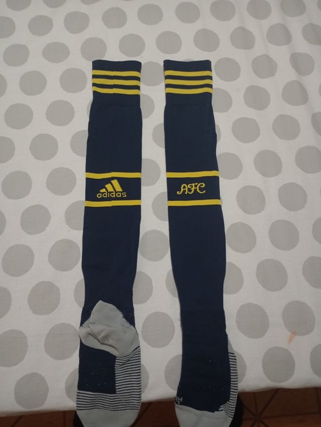 Medias de fútbol Adidas - Azul y Amarillo