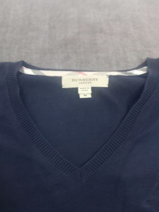 Gilet Burberry Uomo Tg M Blu