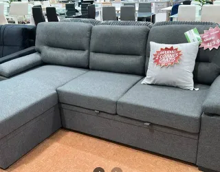 Sofá Chaise Longue Gris - Rebajado