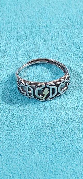 AC⚡️DC Plata de Ley 925 AJUSTABLE "Nuevo"