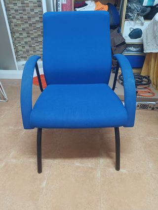 Silla oficina azul