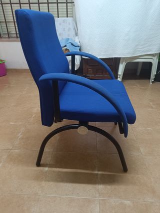 Silla oficina azul