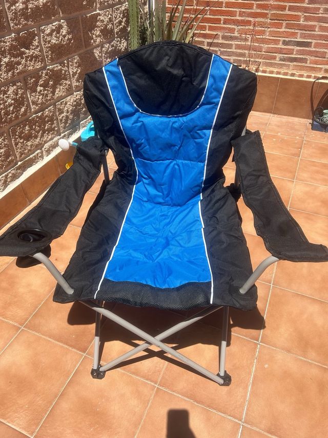 Silla plegable camping cómoda