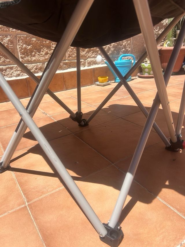 Silla plegable camping cómoda