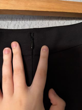 Mini Falda Stradivarius Negra XS