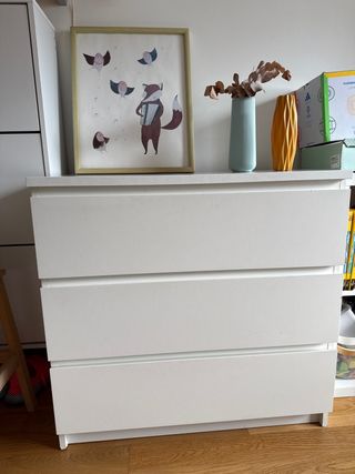 Cómoda IKEA 3 cajones - Blanca