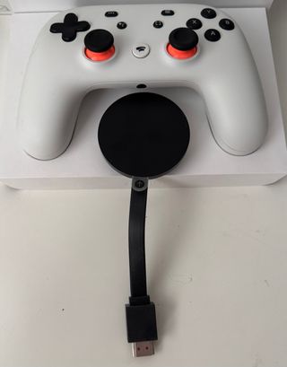 Chromecast Ultra + Mando Stadia Premiere Edition