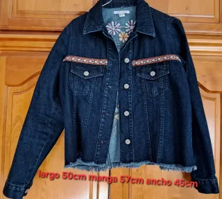 Chaqueta vaquera Venca bordada T-38