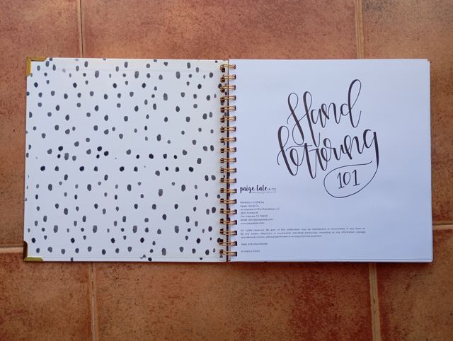 Hand Lettering 101: A Step-by-Step Calligraphy Workbook for Beginners (Gold Spiral-Bound Workbook with Gold Corner Protectors) (Modern Calligraphy)